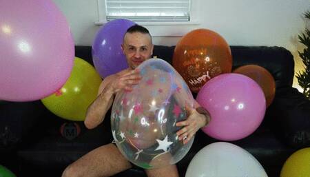 Sexy Male Looner Balloon Popping