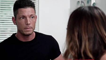 Lovely babe is getting shagged hard by her horny stepbrother