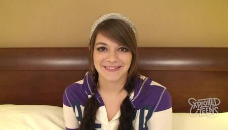 Exxx Teens featuring Pocahontas Jones's brunette scene