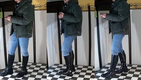 Tanja's new boots cause an early end of the session - Cam 4