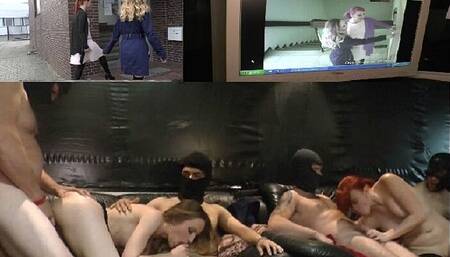 A photo shoot has changed in the Gangbang!