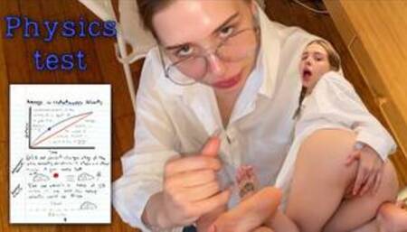 Physics professor is fucking a student. Little slut is swallowing cum