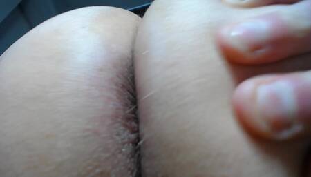 Spreading my ass open wide.