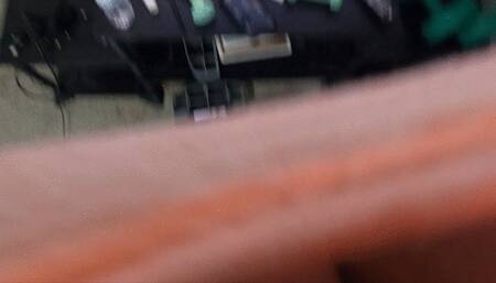 Unaware Giantess Working out with Teeny POV