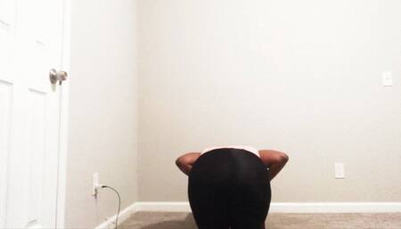 Tiny Human Watches Sexy Giantess do Yoga POV V1