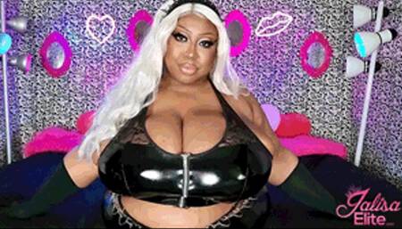 Ashtray for Black BBW Vinyl Domme Trois