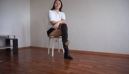 step MOM slapping Step son face virtual