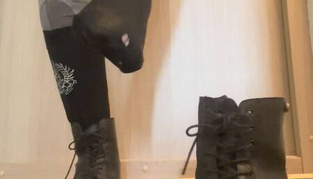 Holes in my sweaty socks