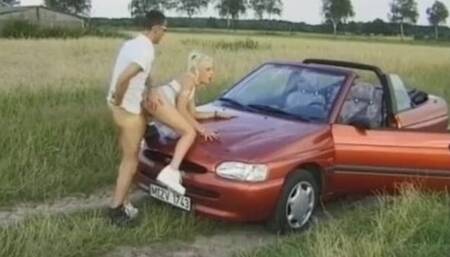 Horny wooer at public sex