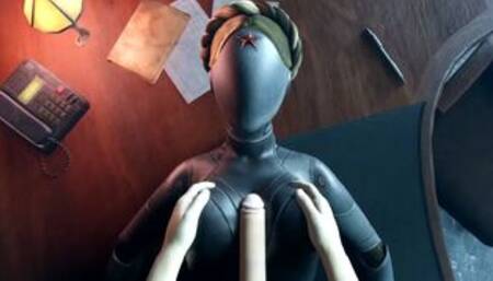 [Gameplay] Atomic Heart No Hands White guy tits fuck Robot Girl Big Boobs Cum on t...