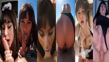 Pamsnusnu Amateur COMPILATION #1 Blowjobs, Sex, ANAL, SQUIRTS and multiple CUMSHOTS