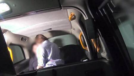 Inked babe gets spanked and fucked by a horny taxi driver