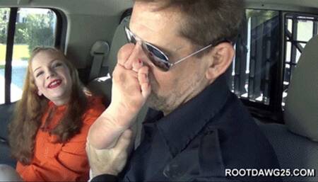 Stinky Feet Backseat Prisoner with Amy 1080p MP4