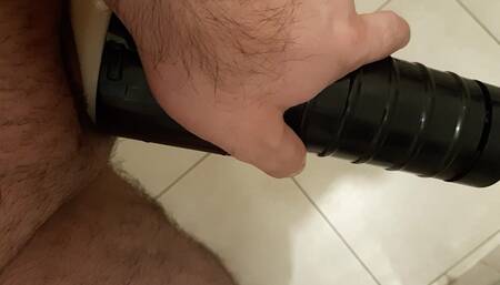 Fuck the rubber pussy