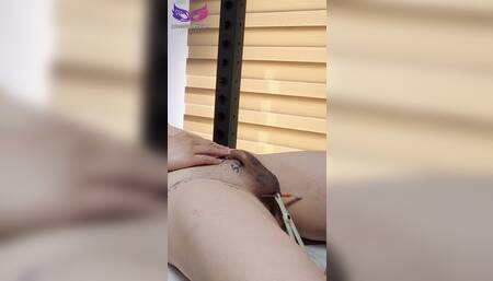 Failed to pierce my slave's ballsac tattoo slave Korean elegant goddess