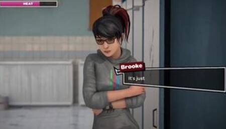 [Gameplay] Lust Is Stranger Gameplay #03 Cute Geek Girl Came Hard From Getting Her...