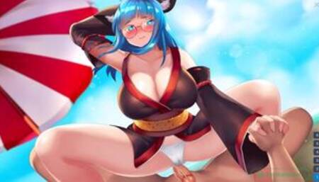 [Gameplay] Live Waifu Wallpaper - Part 56 - Neko Girl In Kimono Sex By LoveSkySan