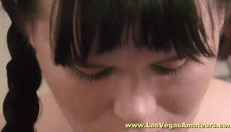 4K Ruby Vuitton – Gets Off With A Tri-Colored Glass Dildo