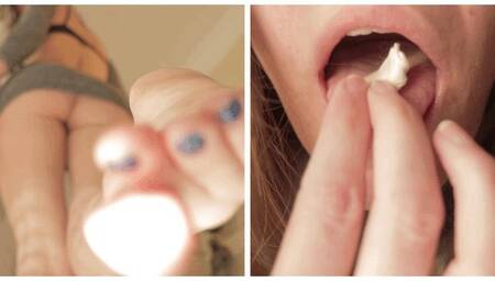 Cassie is getting ready for a party