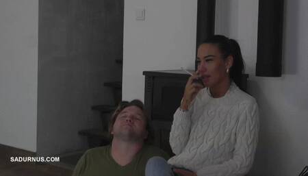 Mistress Olga uses her slave's mouth wmv