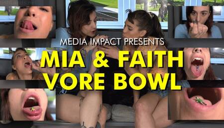 Mia and Faith Vore Bowl