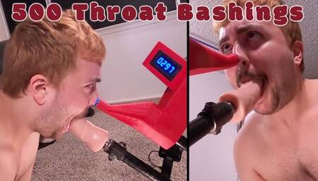 500 Throat Bashings with Dart Tech