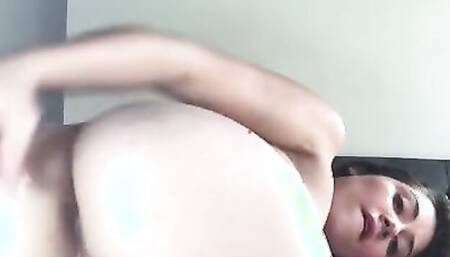 Lovely webcam girl is playing with wet pussy on live show