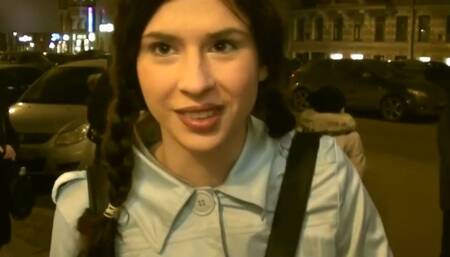 Hot Teen Girl Public Blowjob and Anal