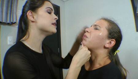 SEVERAL PUNISHMENT LICK YOUR FACE WITH EXTREME SPIT - TOP GIRL DEMI DEVASSA - CLIP 2 HD - KC 2023!!!