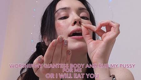 Giantess Punishes Tiny College Guys