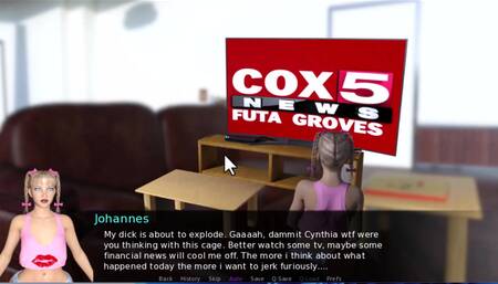 Futa groves # 5 - Johannes saw Cynthia and Tasha fucking... Mia fucked Johannes after seeing Cynthia and Tasha together