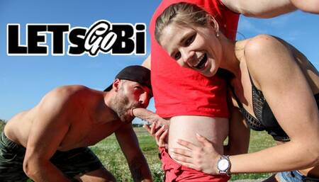 LetsGoBi - cock sharing porn