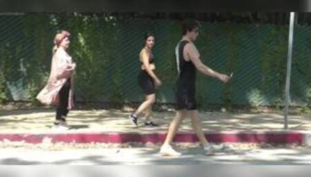 Sexy Phat Ass Celebrity Camila Cabello her Mom and SM Enjoying A Day At The Park