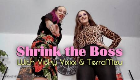 Shrink The Boss - Vicky Vixxx & TerraMizu - HD 720 WMV