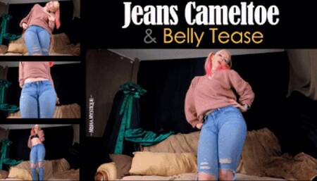 Jeans Cameltoe and Belly Tease - wmv