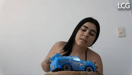 Alison Humiliates And Crushes Blue Lightning McQueen