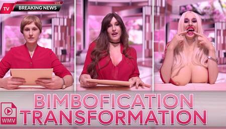 Bimbofication Transformation Magic control Gas Boob Growth From Karen to Bimbo Newsreader TF - WMV FullHD