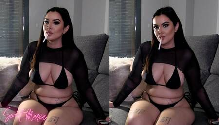 Chubby brunette talks darkside fetish ~ Sweet Maria