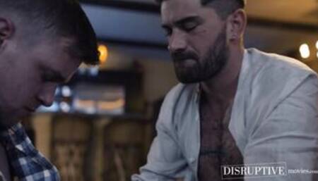 Dominant gay stud Chris Damned seduces his buddy Ryan Jordan