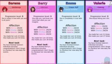 [Gameplay] CONFINED WITH GODDESSES #82 • Sloppy quickie in the kitchen