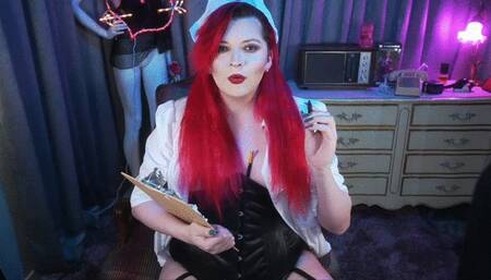 Nurse Harlo Salem makes you stroke your cock, Joi cei Cum countdown