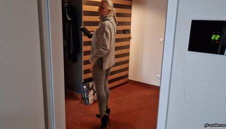 shoeplay with ankle Boots and a Drink in shoe HD mp4 1920x1080