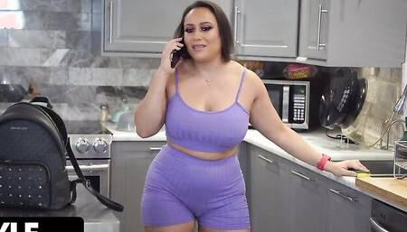 MILF Carmela Clutch sits on Nicky Rebel's cock and rides it wildly