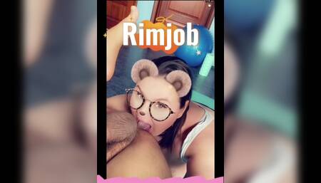 Surprise Rimjob from milf MaryDi. Mom Step Son. Cougar.