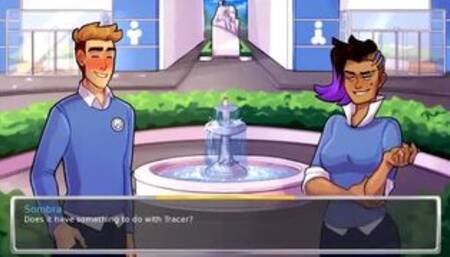 [Gameplay] Academy34: Overwatch Dating Sim | Ep.1 - Tracer's Kiss