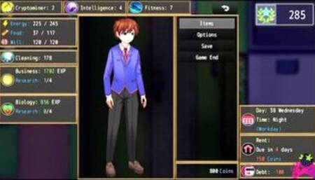 [Gameplay] Femdom University Zero E25 - They sit on my face because the bench is n...