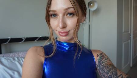 706 Stroke to Me in Shiny Latex