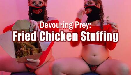 Devouring Prey: Fried Chicken Belly Stuffing