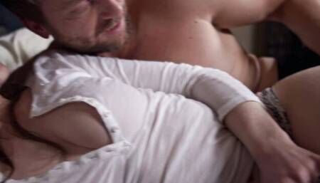 Molly Jane sucks a big hard cock and gets shagged balls deep