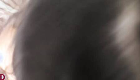 Chubby brunette girl sucks a dick and swallows all the spunk